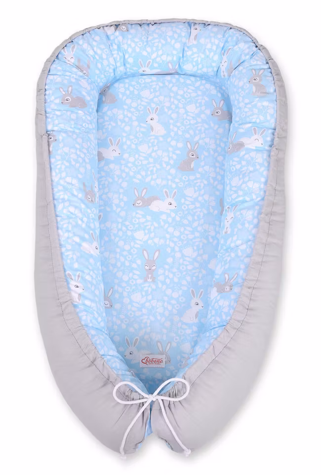 Babynest-blå -grå kaniner