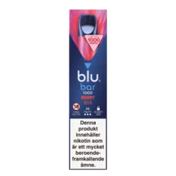 Blu Bar Vape - Berry Mix 20mg engångsvape (1000 Puffs) - 10 pack