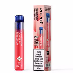 Vozol Neon Vape 2.0 Strawberry Cranberry Bubbelgum 20mg - 10 pack