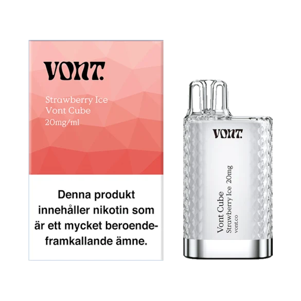 Vont Cube Strawberry Ice 20mg - 10 pack