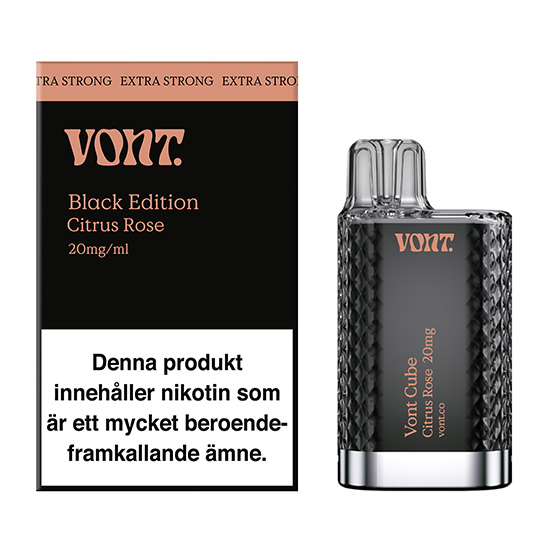 Vont Cube Black Edition Citrus Rose 20mg - 10 pack