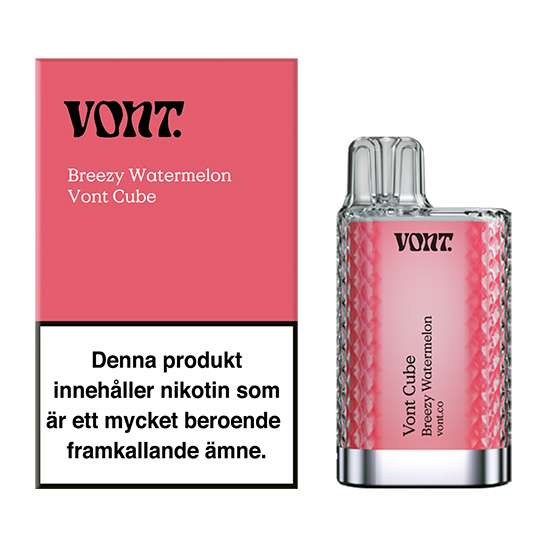 Vont Cube Breezy Watermelon 20mg - 10 pack