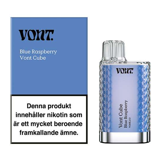 Vont Cube Blue Raspberry 20mg - 10 pack