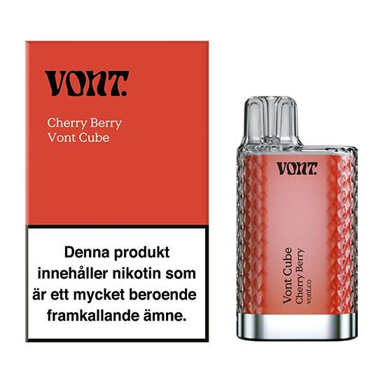 Vont Cube Cherry Berry 20mg - 10 pack