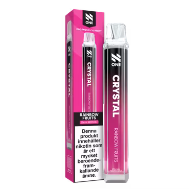 N One Crystal Vape  Fruktmix - Rainbow Fruits 20mg