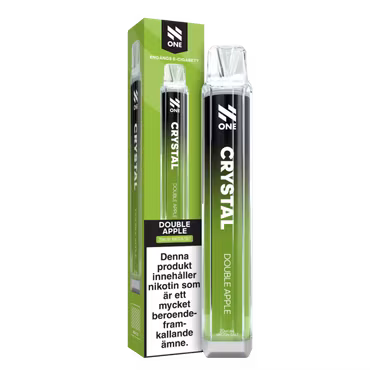 N One Crystal Vape Äpple - Double Apple 20mg
