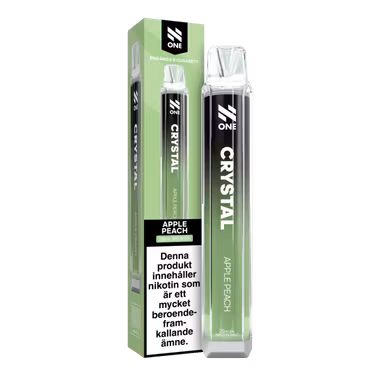 N One Crystal Vape Äpple & Persika - Apple Peach 20mg