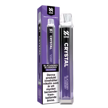 N One Crystal Vape Björnbär & Blåbär - Blackberry Blueberry 20mg