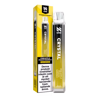 N One Crystal Vape Ananas, Periska & Mango - Pineapple Peach Mango 20mg