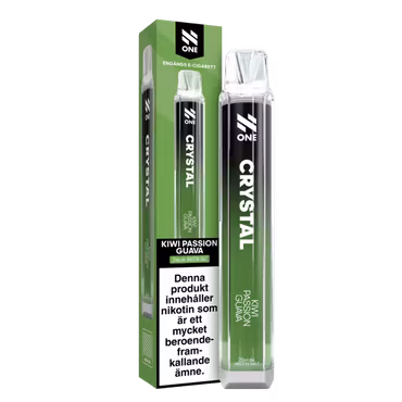 N One Crystal Vape - Kiwi Passion Guava 20mg