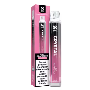 N One Crystal Vape Grapefrukt - Pink Grapefruit 20mg