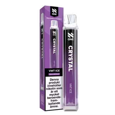 N One Crystal Vape Druvor & Svartvinbär - VMT Ice 20mg