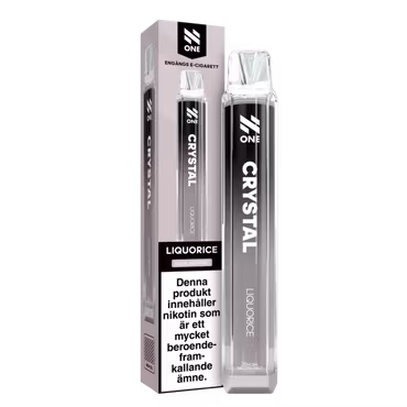 N One Crystal Vape Lakrits - Liquorice 20mg