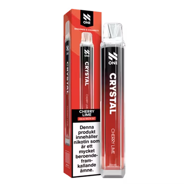 N One Crystal Vape Körsbär & Lime - Cherry Lime 20mg