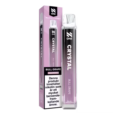 N One Crystal Vape Energidryck & Druvor - Bull Grape 20mg