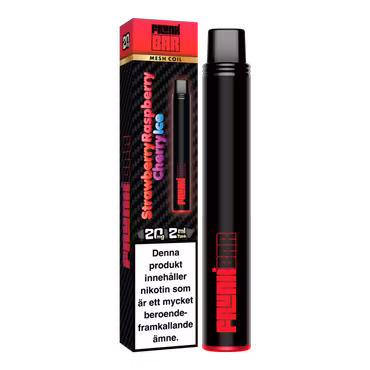 Frunk Bar Vape Jordgubbar, hallon, körsbär - Strawberry Raspberry Cherry Ice 20mg