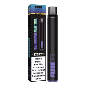 Frunk Bar Vape Svartvinbär & Mentol - Blackcurrant Menthol 20mg
