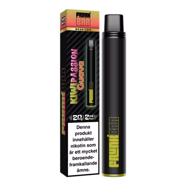 Frunk Bar Vape Kiwi, Passionsfrukt & Guava - Kiwi Passionfruit Guava 20mg
