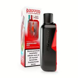 Dripped Fusion Split Pod – Jordgubb Ice