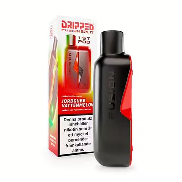 Dripped Fusion Split Pod – Jordgubb Vattenmelon