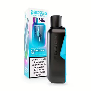 Dripped Fusion Split Pod – Blåhallon Ice