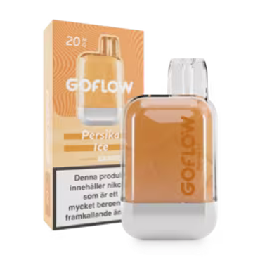 Dripped GoFlow Persika Ice 20mg – Solmogen persika med iskall finish