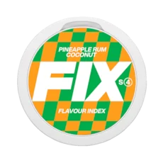 Fix Pineapple Rum Coconut S4 - Nikotinpåsar med Pina Colada smak (9,8mg)