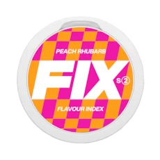 Fix Peach Rhubarb S2 - Nikotinpåsar med Periska & Rabarber (5,6mg)