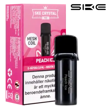 SKE Crystal Pro Max Pod – Peach Ice (20mg)