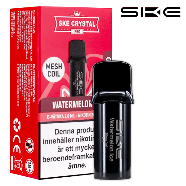 SKE Crystal Pro Max Pod – Watermelon Ice (20mg)