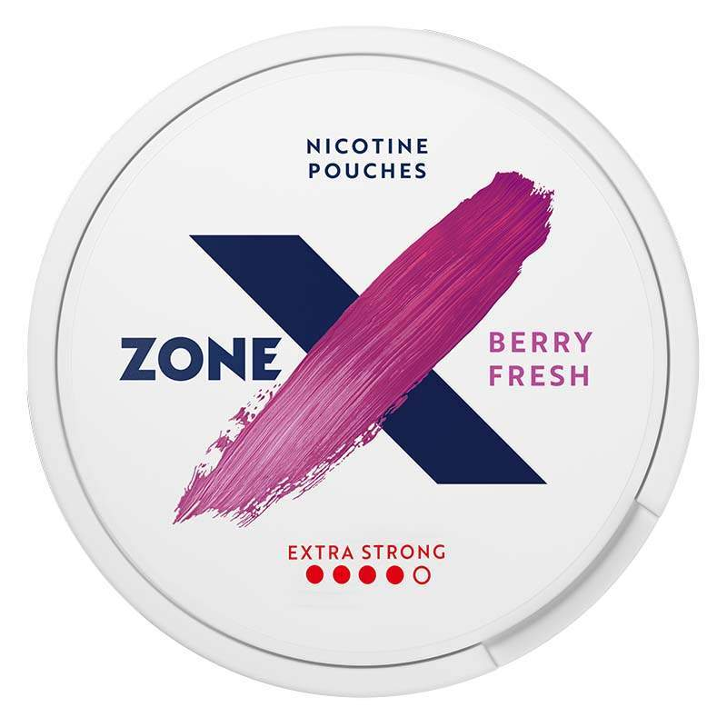 X Berry Fresh Extra Strong S4 - Nikotinpåsar med Bär & Mint (11mg)