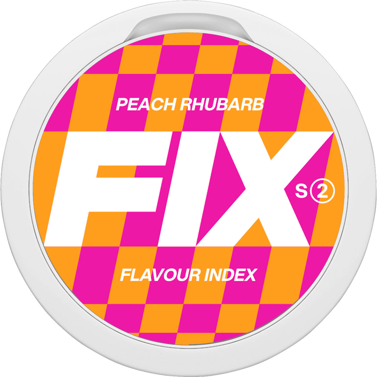 Fix Peach Rhubarb S2 - Nikotinpåsar med Persika & Rabarber (5,6mg)