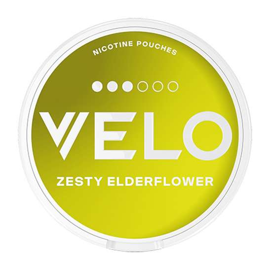 VELO Zesty Elderflower 3 prickar