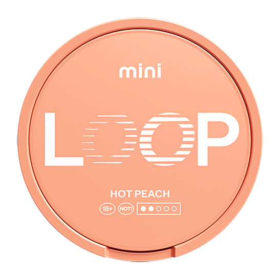 Loop Hot Peach Mini (6,75mg) - 2 prickar