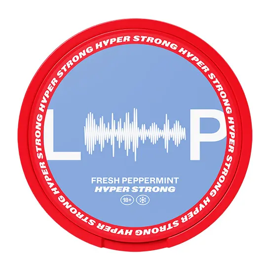 LOOP Fresh Peppermint Slim Hyper Strong (14,8mg) - 6 prickar
