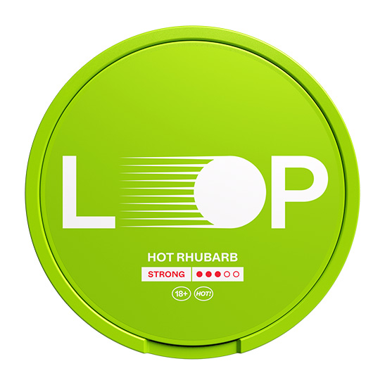 LOOP Hot Rhubarb Strong (9,4mg) - 3 prickar