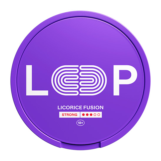 Loop Licorice Fusion Strong (9,4mg) - 3 prickar