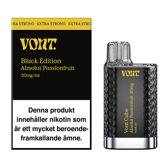 Vont Cube Black Edition Absolut Passionfruit 20mg
