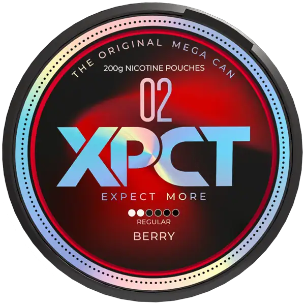 XPCT Berry mega snusdosa 6mg - 2 prickar