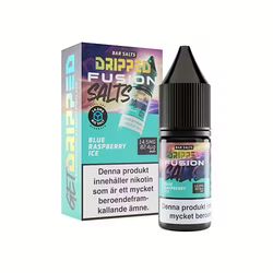 Dripped Fusion Salts Blue Raspberry Ice 14,5mg – Nikotinsalt med blå hallon och kylande ice-effekt