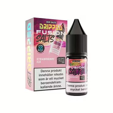 Dripped Fusion Salts Jordgubbar -  Strawberry Ice 14,5mg
