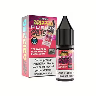 Dripped Fusion Salts Strawberry Watermelon Bubblegum 14,5mg