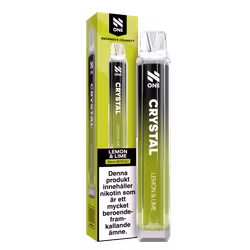 N One Crystal Vape Citron & Lime - Lemon Lime 20mg - 10 pack