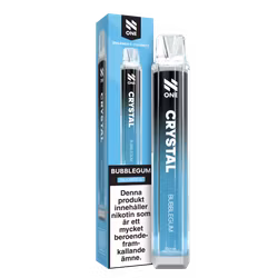 N One Crystal Vape - Bubblegum 20mg - 10 pack