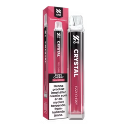 N One Crystal Vape Körsbär - Fizzy Cherry 20mg - 10 pack