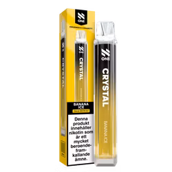 N One Crystal Vape Banan - Banana Ice 20mg - 10 pack