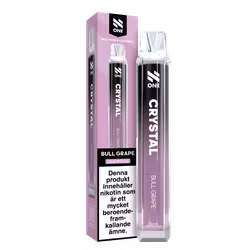 N One Crystal Vape Energidryck & Druvor - Bull Grape 20mg - 10 pack