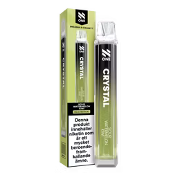 N One Crystal Vape Vattenmelon & Kiwi - Sour Watermelon Kiwi 20mg - 10 pack