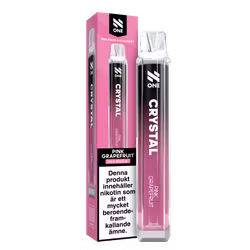 N One Crystal Vape Grapefrukt - Pink Grapefruit 20mg - 10 pack