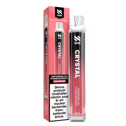 N One Crystal Vape Vattenmelon & Granatäpple - Watermelon Pomegranate 20mg - 10 pack